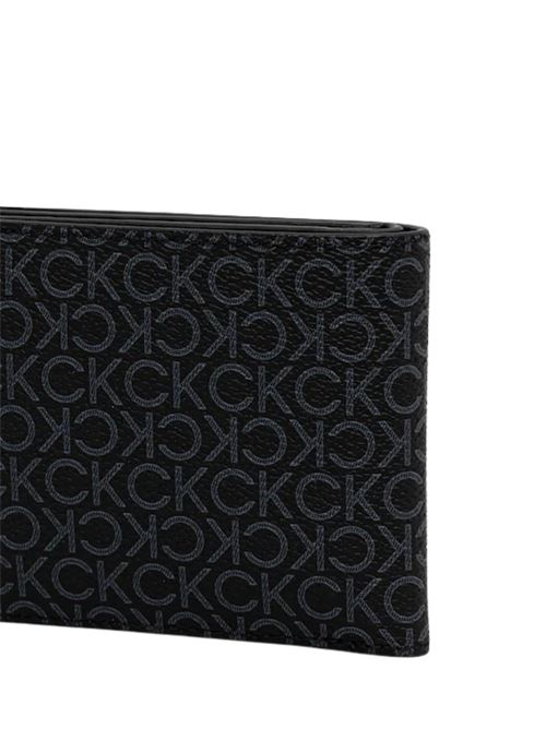 Portafoglio monogram nero Calvin Klein | LV04D1038GUB1